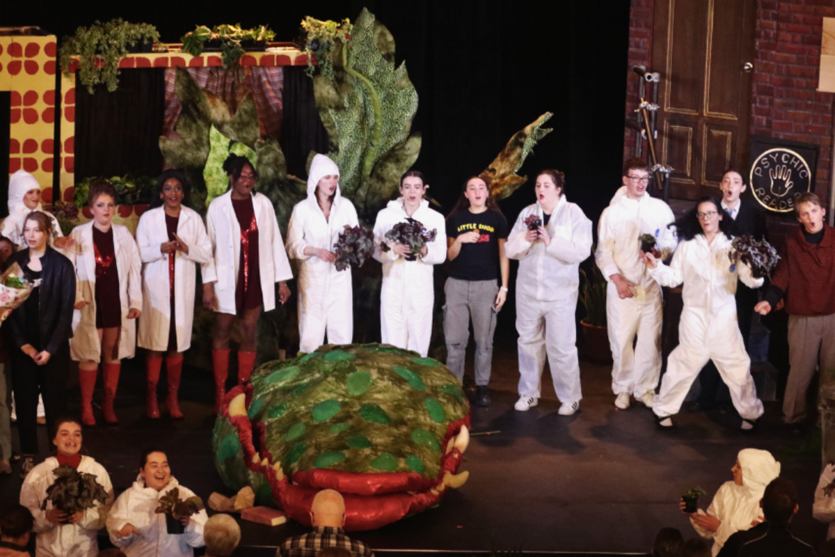 Dr. Kimberly Francis and Little Shop of Horrors ensemble